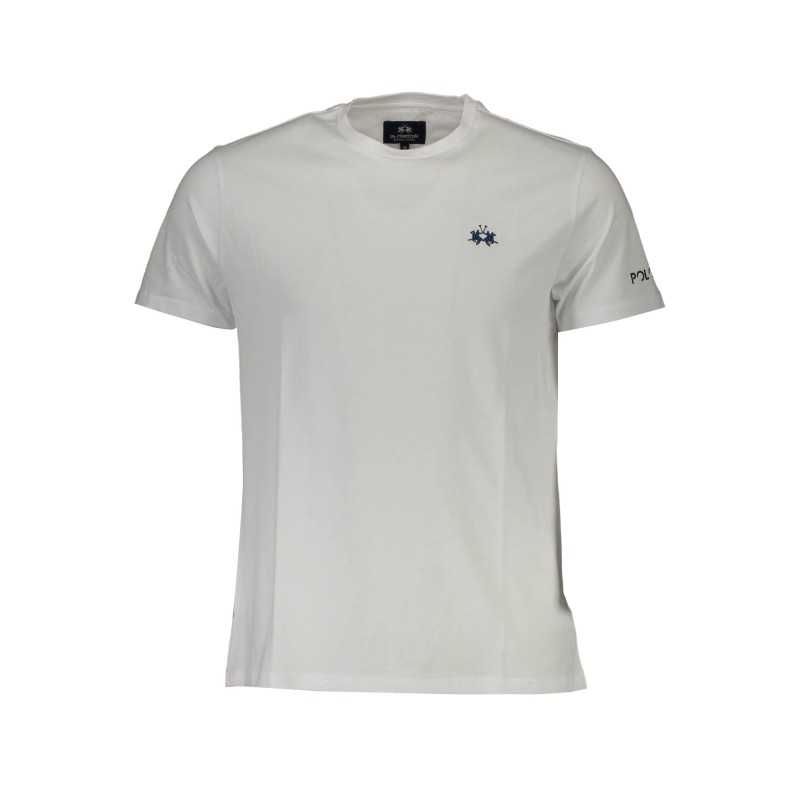 LA MARTINA WHITE MEN'S SHORT SLEEVE T-SHIRT