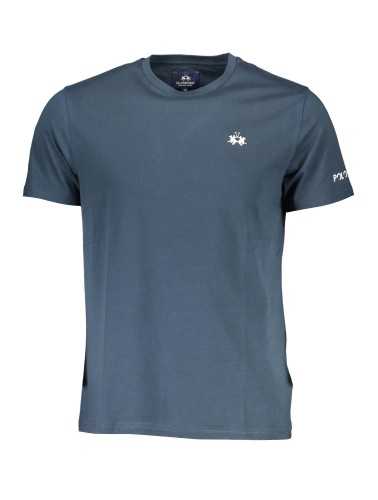 LA MARTINA MEN'S SHORT SLEEVE T-SHIRT BLUE