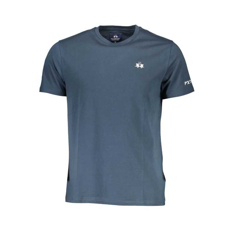 LA MARTINA MEN'S SHORT SLEEVE T-SHIRT BLUE