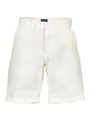 GANT MEN'S WHITE BERMUDA TROUSERS