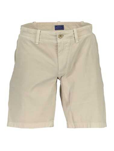 GANT MEN'S BEIGE BERMUDA TROUSERS