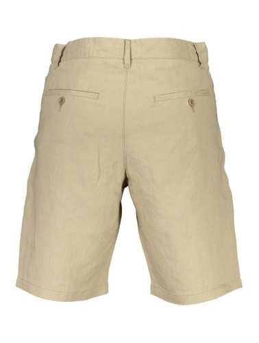 GANT MEN'S BEIGE BERMUDA TROUSERS