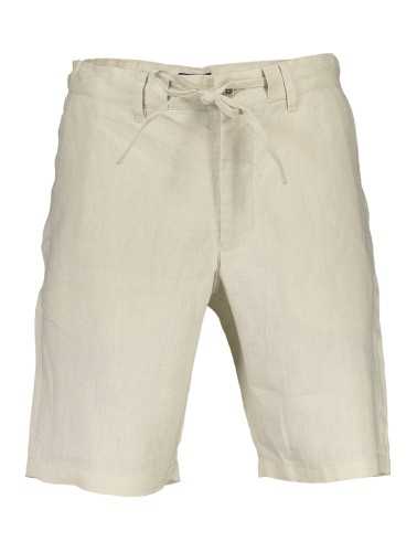 GANT MEN'S BEIGE BERMUDA TROUSERS