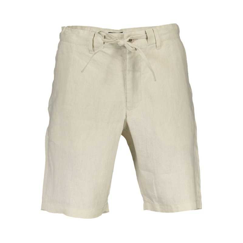 GANT MEN'S BEIGE BERMUDA TROUSERS