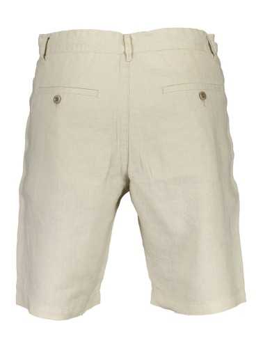 GANT MEN'S BEIGE BERMUDA TROUSERS