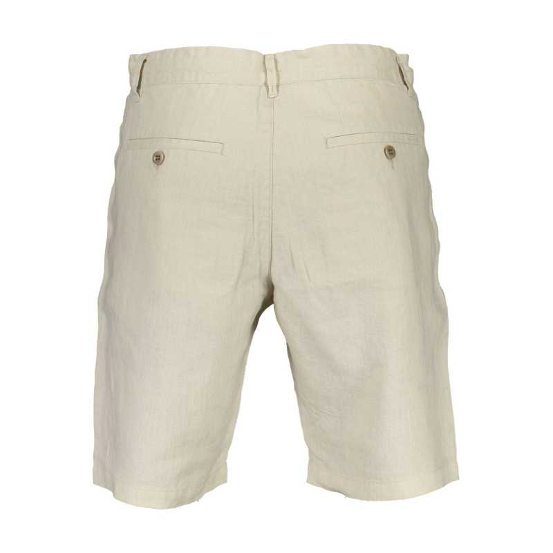 GANT MEN'S BEIGE BERMUDA TROUSERS