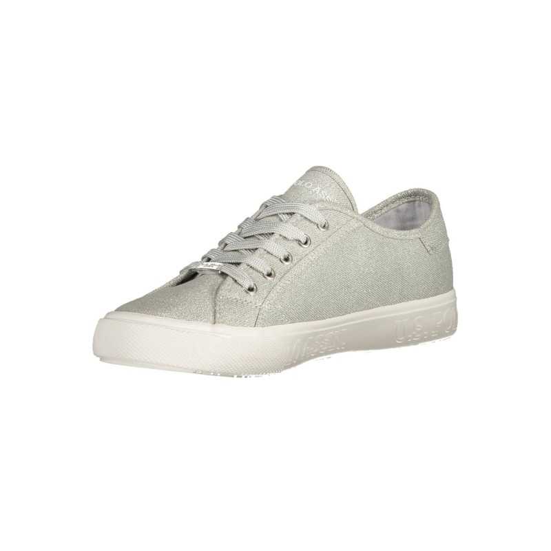 US POLO ASSN. SPORTS SHOES WOMAN SILVER