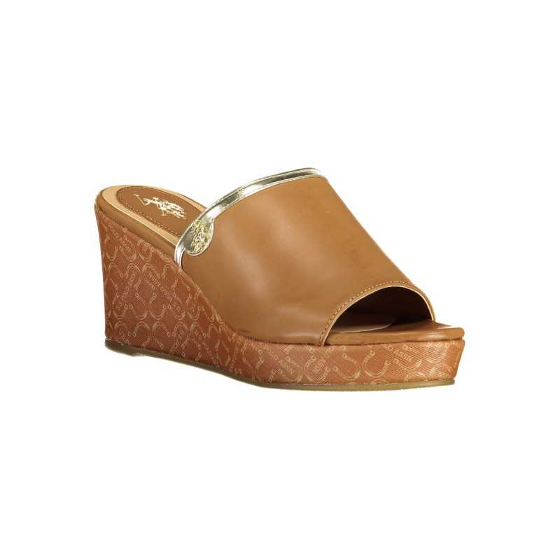 US POLO ASSN. BROWN WOMAN SANDAL SHOES