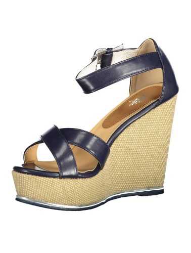 US POLO ASSN. BLUE WOMAN SANDAL FOOTWEAR