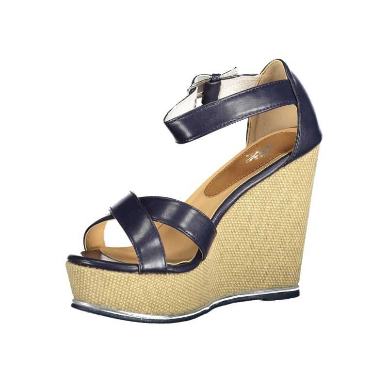 US POLO ASSN. BLUE WOMAN SANDAL FOOTWEAR