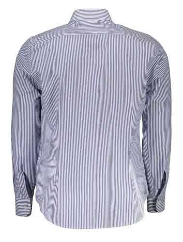 LA MARTINA MEN'S BLUE LONG SLEEVE SHIRT