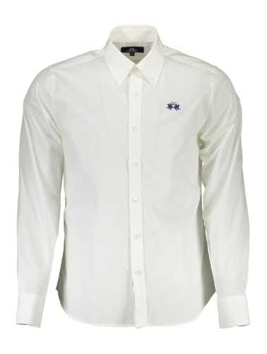 LA MARTINA MEN'S WHITE LONG SLEEVE SHIRT