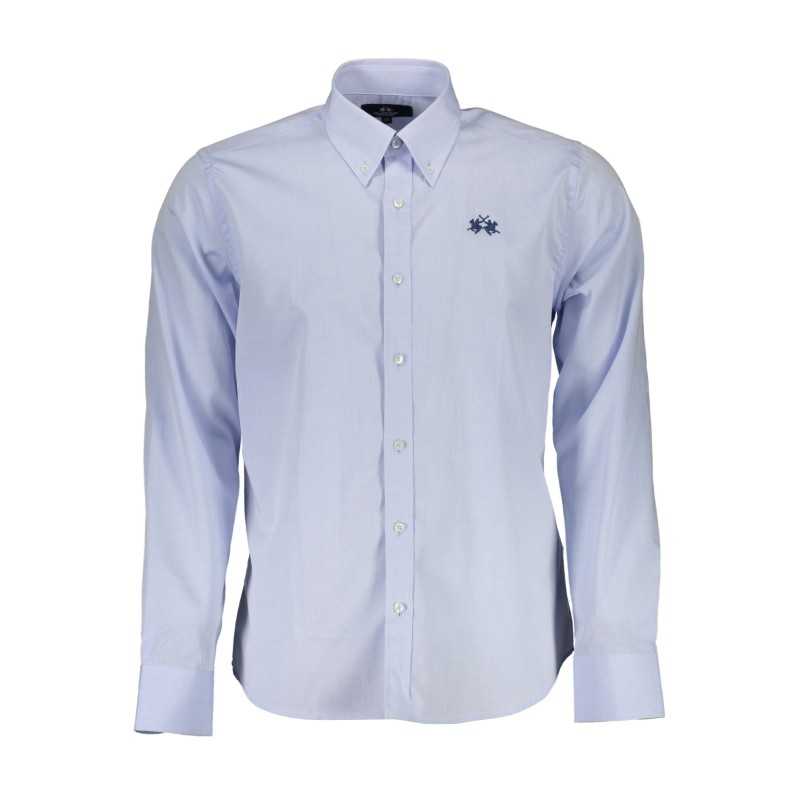 LA MARTINA MEN'S LONG SLEEVE SHIRT BLUE