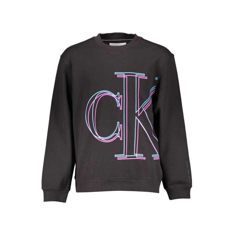 CALVIN KLEIN SWEATSHIRT WITHOUT ZIP MAN BLACK