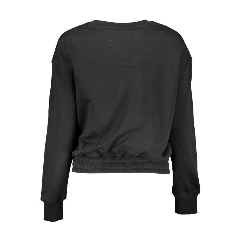 CALVIN KLEIN SWEATSHIRT WITHOUT ZIP WOMAN BLACK