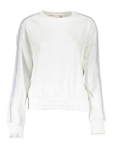 CALVIN KLEIN SWEATSHIRT WITHOUT ZIP WOMAN WHITE