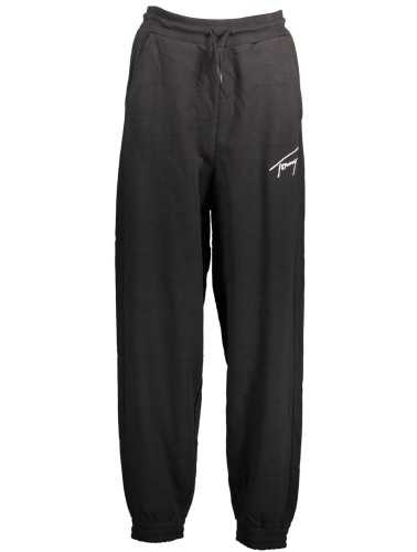 TOMMY HILFIGER BLACK WOMAN TROUSERS