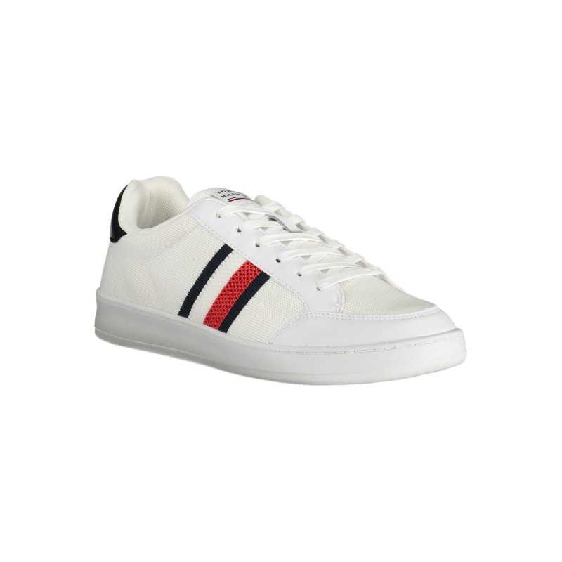 TOMMY HILFIGER WHITE MEN'S SPORTS SHOES