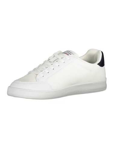 TOMMY HILFIGER WHITE MEN'S SPORTS SHOES