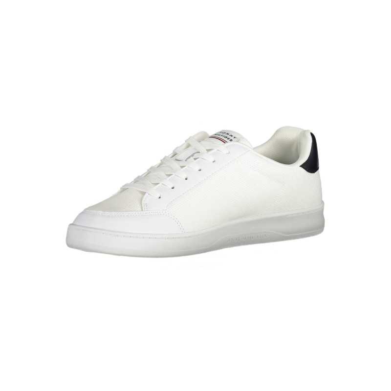 TOMMY HILFIGER WHITE MEN'S SPORTS SHOES