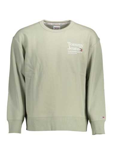 TOMMY HILFIGER FELPA SENZA ZIP UOMO VERDE