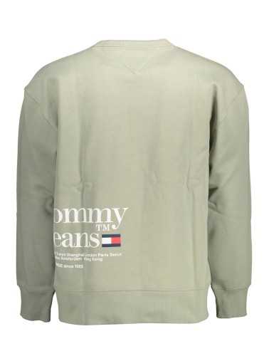 TOMMY HILFIGER FELPA SENZA ZIP UOMO VERDE