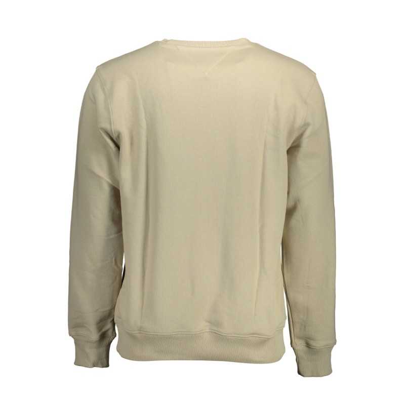 TOMMY HILFIGER FELPA SENZA ZIP UOMO BEIGE