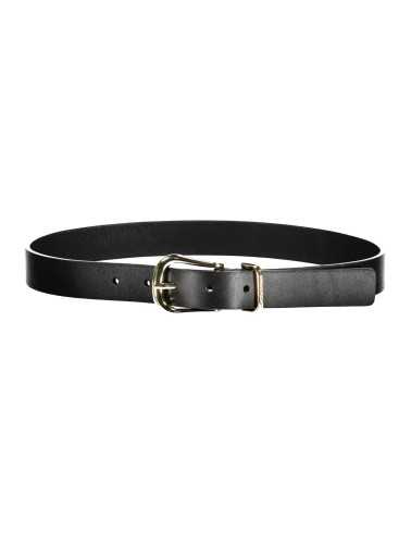 TOMMY HILFIGER BLACK WOMEN'S LEATHER BELT