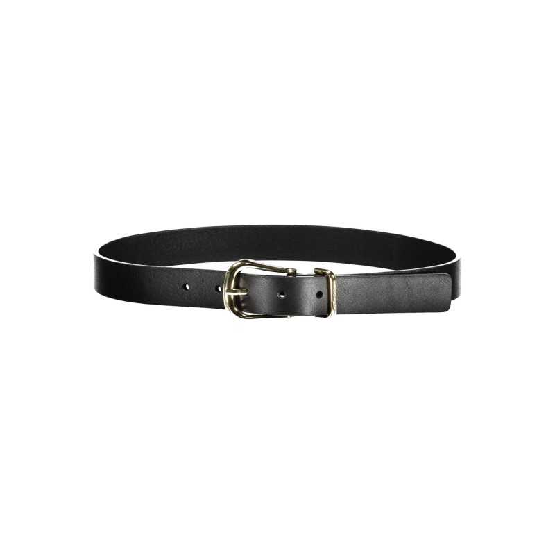 TOMMY HILFIGER BLACK WOMEN'S LEATHER BELT