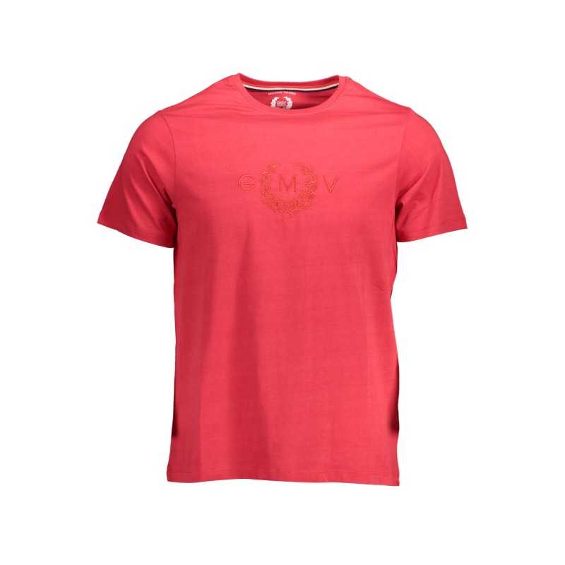 GIAN MARCO VENTURI MEN'S SHORT SLEEVE T-SHIRT RED