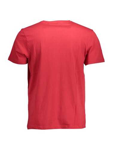 GIAN MARCO VENTURI MEN'S SHORT SLEEVE T-SHIRT RED