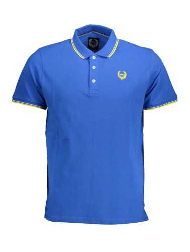 GIAN MARCO VENTURI SHORT SLEEVE POLO SHIRT MAN BLUE