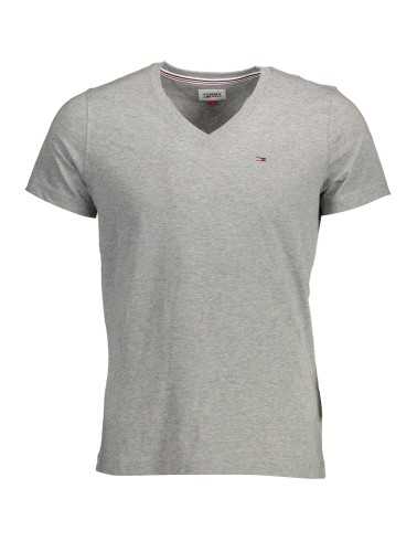 TOMMY HILFIGER T-SHIRT MANICHE CORTE UOMO GRIGIO