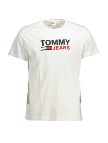 TOMMY HILFIGER MEN'S SHORT SLEEVE T-SHIRT WHITE