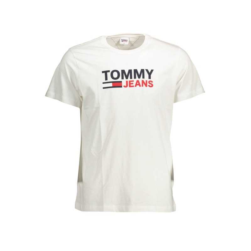 TOMMY HILFIGER MEN'S SHORT SLEEVE T-SHIRT WHITE