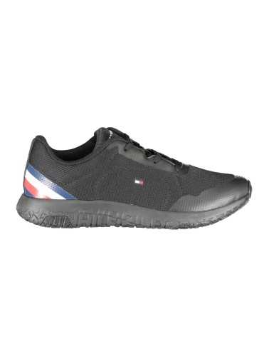 TOMMY HILFIGER BLACK MEN'S SPORTS SHOES