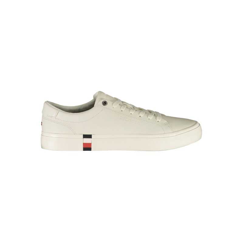 TOMMY HILFIGER WHITE MEN'S SPORTS SHOES