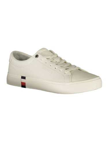 TOMMY HILFIGER WHITE MEN'S SPORTS SHOES