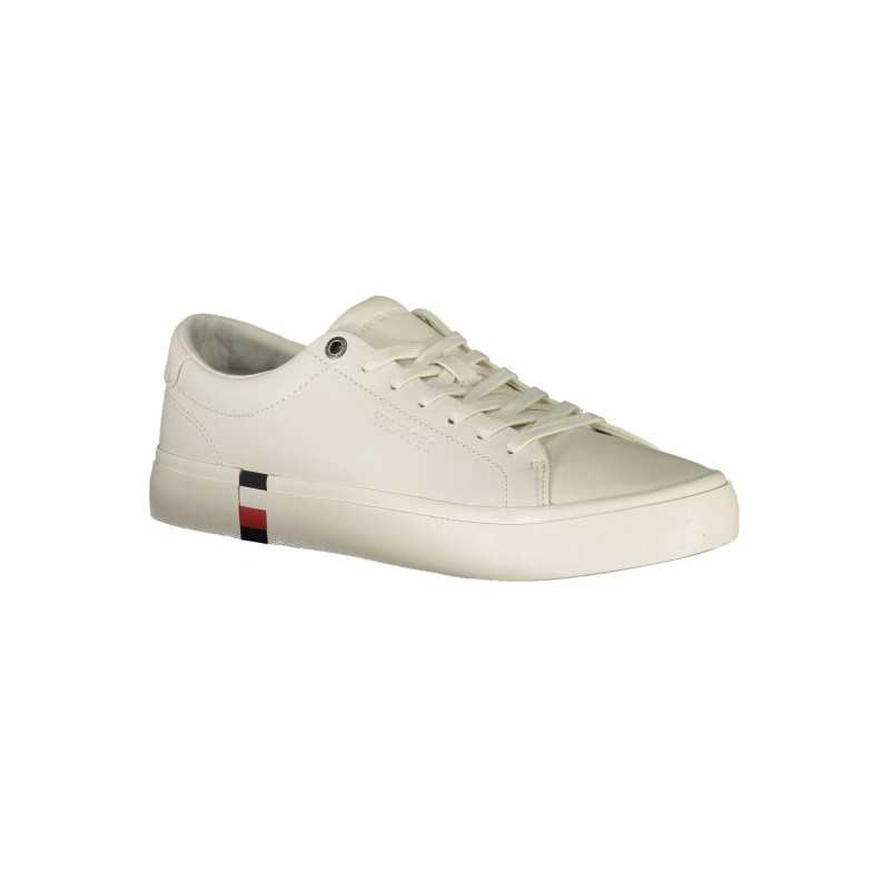 TOMMY HILFIGER WHITE MEN'S SPORTS SHOES