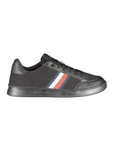 TOMMY HILFIGER BLACK MEN'S SPORTS SHOES