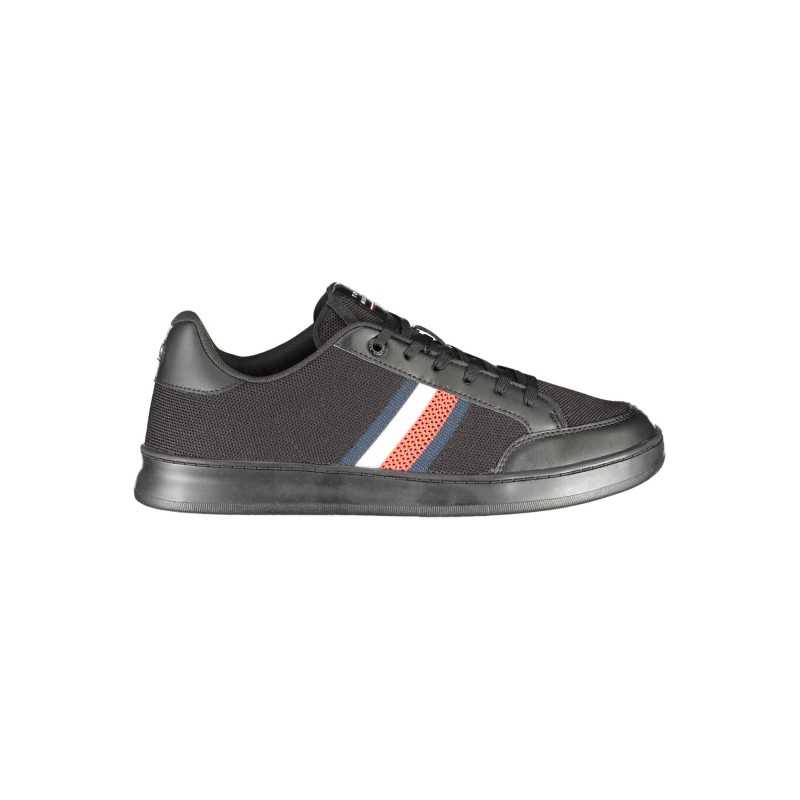 TOMMY HILFIGER BLACK MEN'S SPORTS SHOES