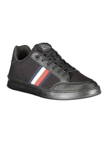 TOMMY HILFIGER BLACK MEN'S SPORTS SHOES