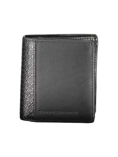 TOMMY HILFIGER BLACK MEN'S WALLET