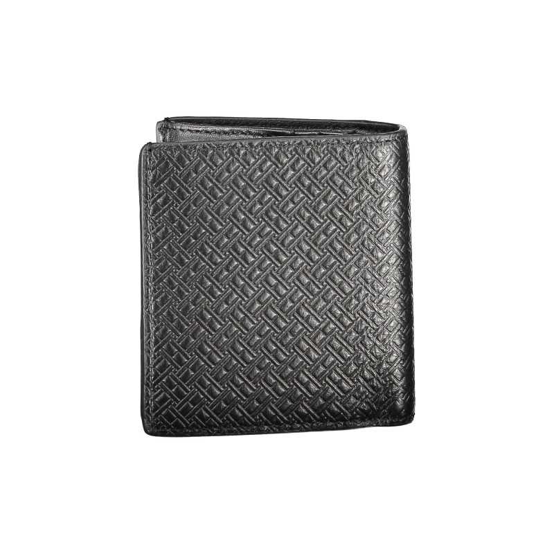 TOMMY HILFIGER BLACK MEN'S WALLET