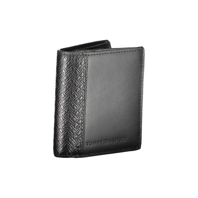 TOMMY HILFIGER BLACK MEN'S WALLET