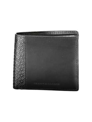 TOMMY HILFIGER BLACK MEN'S WALLET