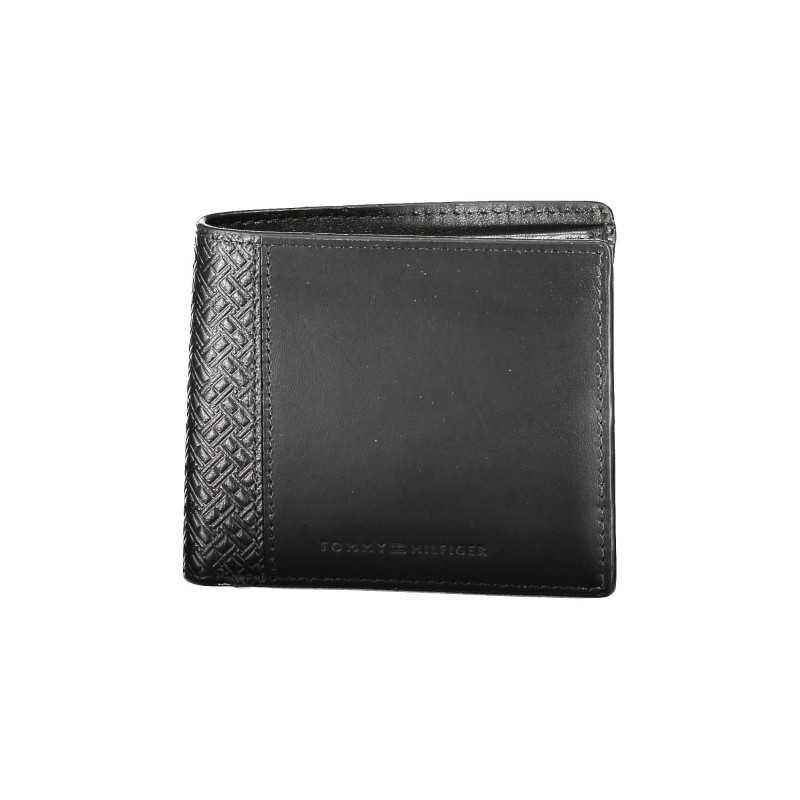 TOMMY HILFIGER BLACK MEN'S WALLET