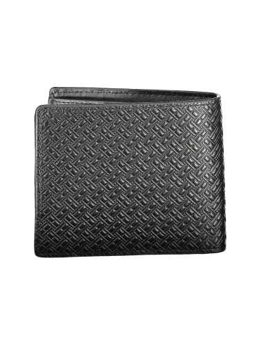 TOMMY HILFIGER BLACK MEN'S WALLET