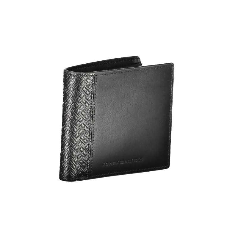 TOMMY HILFIGER BLACK MEN'S WALLET