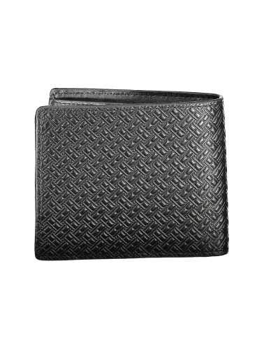 TOMMY HILFIGER BLACK MEN'S WALLET